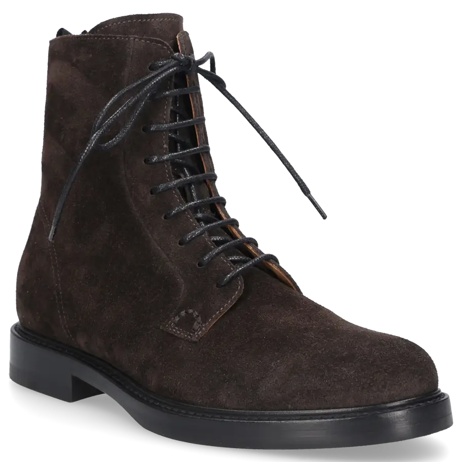 Henderson - Stiefeletten Braun AMANDA Veloursleder - braun