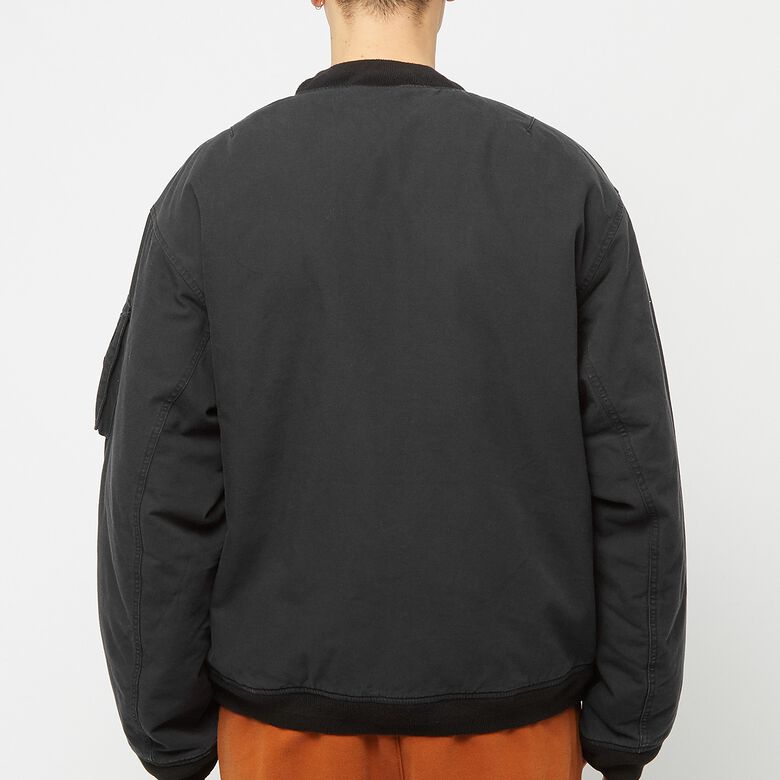 NIKE Life Woven Flight Jacket black/white