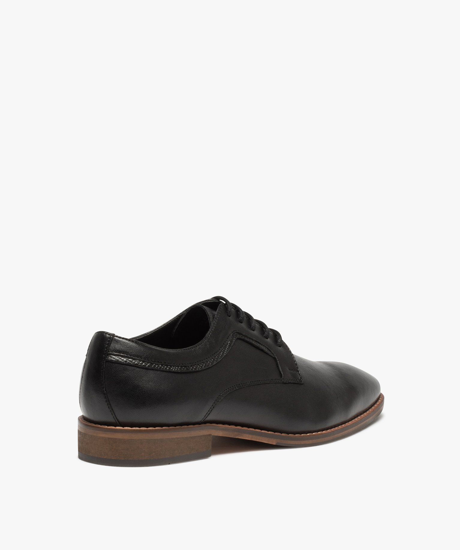 Derbies femme à bride à boucle et semelle crantée noir | GEMO