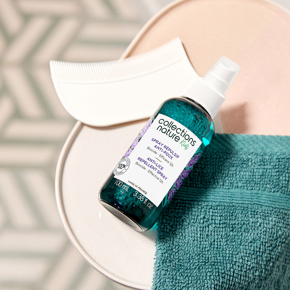Collections Nature Spray Répulsif Anti-Poux Idéal pour les enfants à partir de 3 ans.