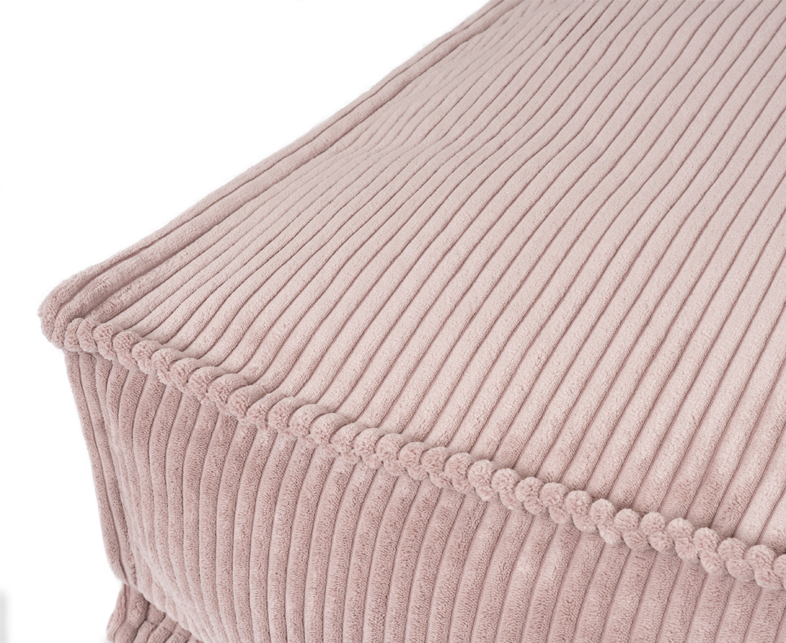 Knuffelwuff Hundekissen Knuffelwuff Hundekissen Lesedi aus Cord mit Handwebcharakter rosa XL