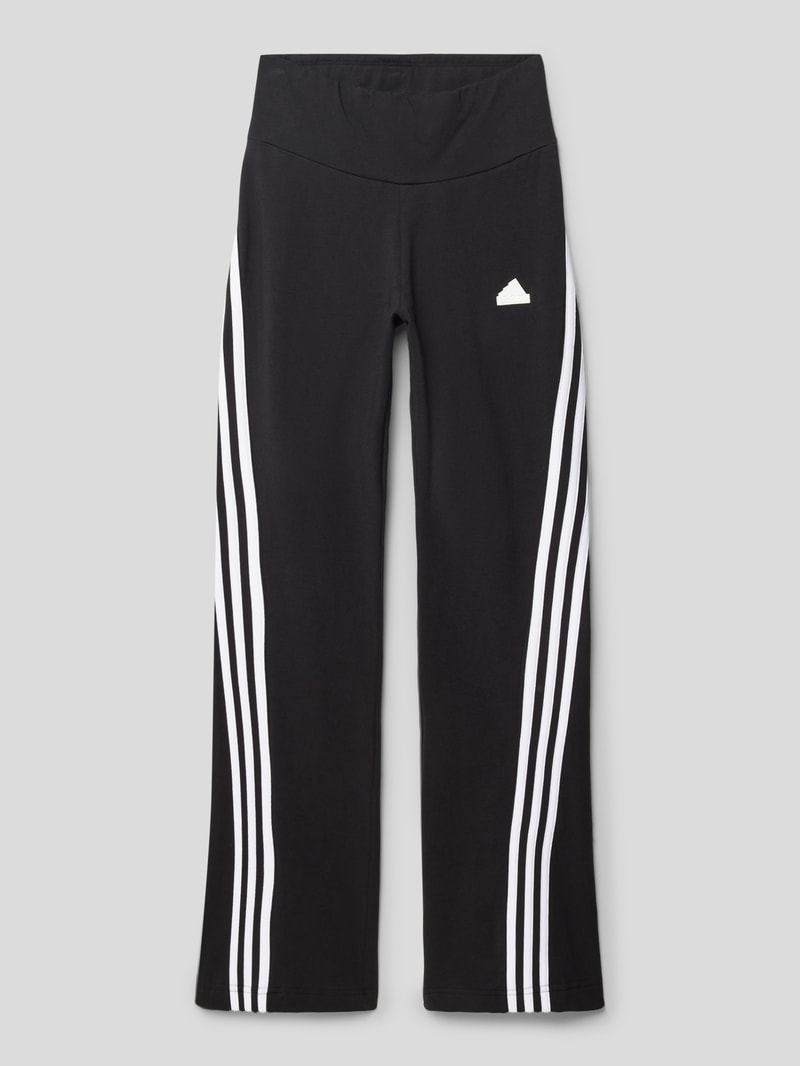 Sweatpants mit breitem Bund in schwarz