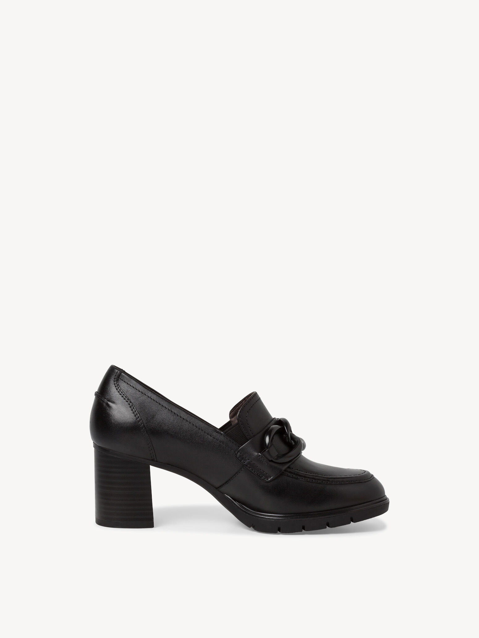 Trotteur en cuir - noir