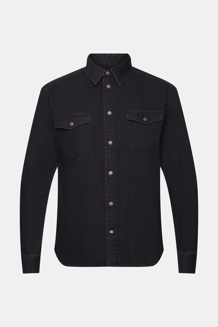 Jeanshemd, 100 % Baumwolle