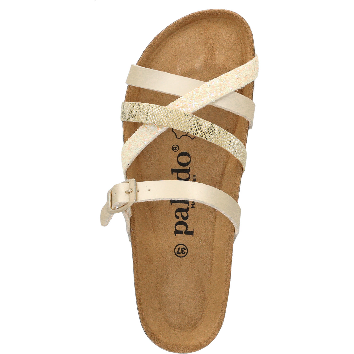 Palado Cruisi, Pantoletten, Damen, Gold Multisparkle