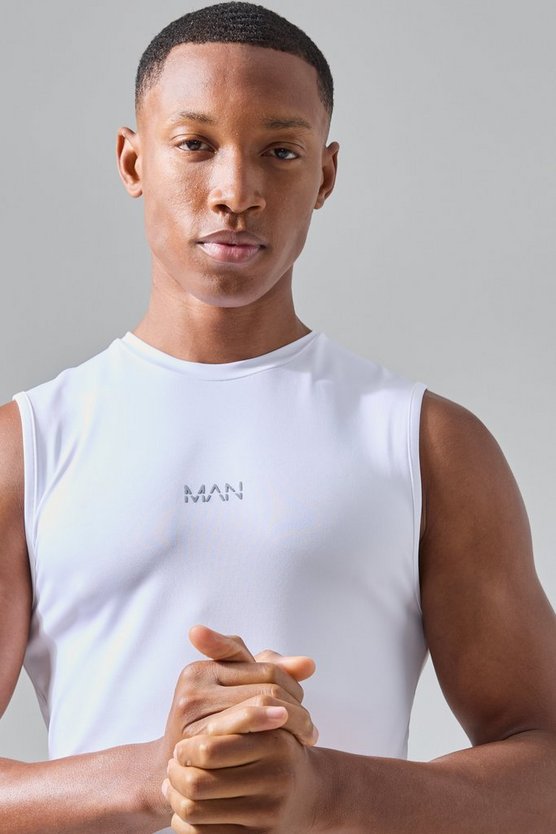 Man Active Kompressions Tanktop