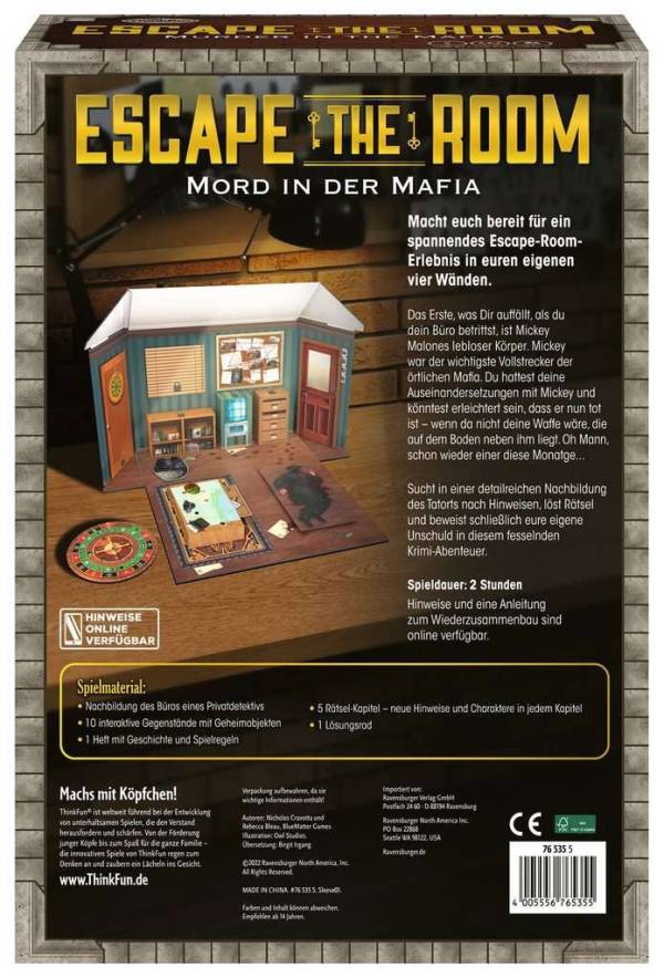 Escape the Room 4 - Mord in der Mafia
