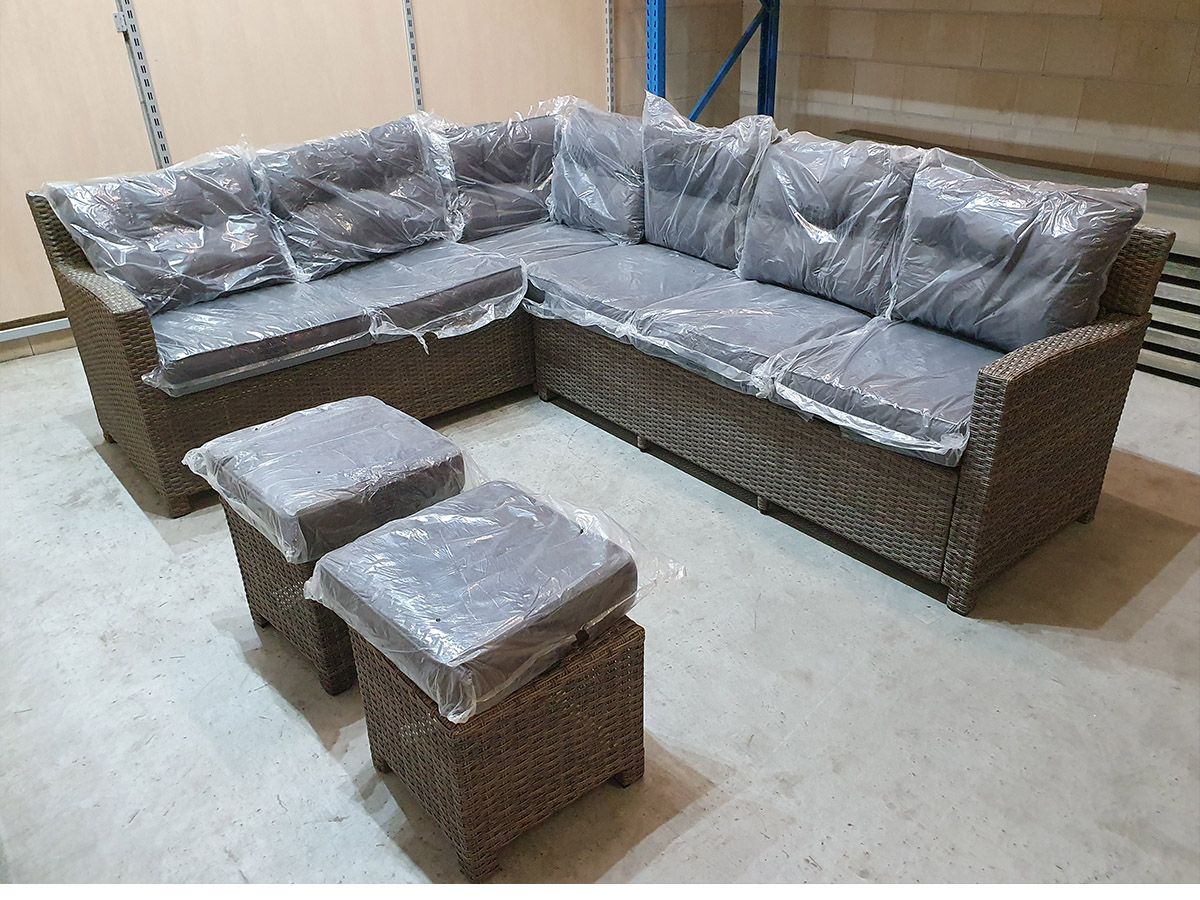 Zweite Chance Outdoor Feelings Blue Dining Loungeset 3