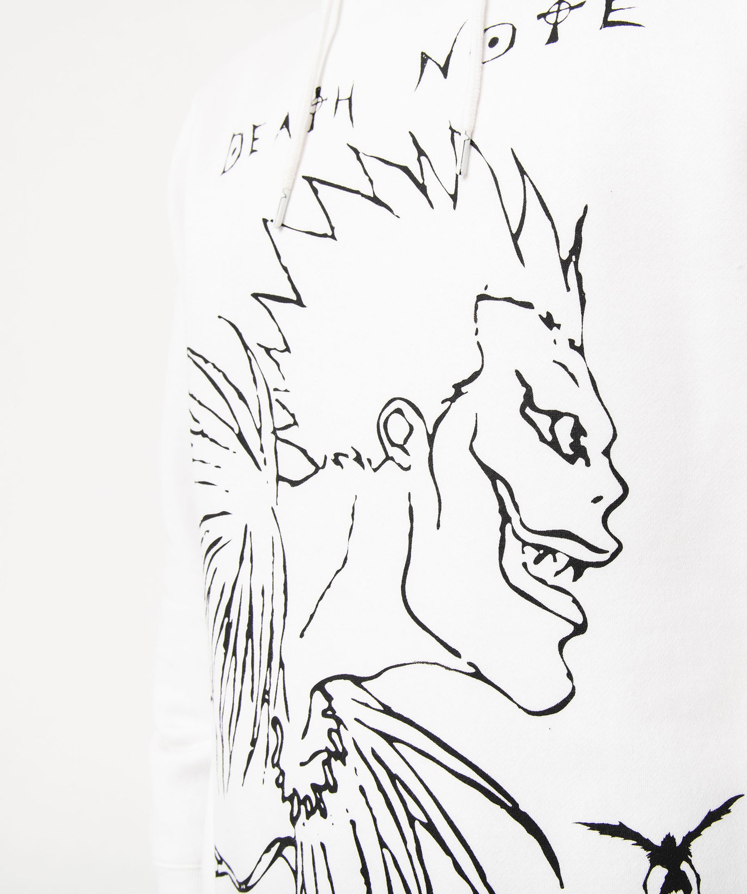 Sweat molletonné à capuche homme - Death Note blanc | GEMO