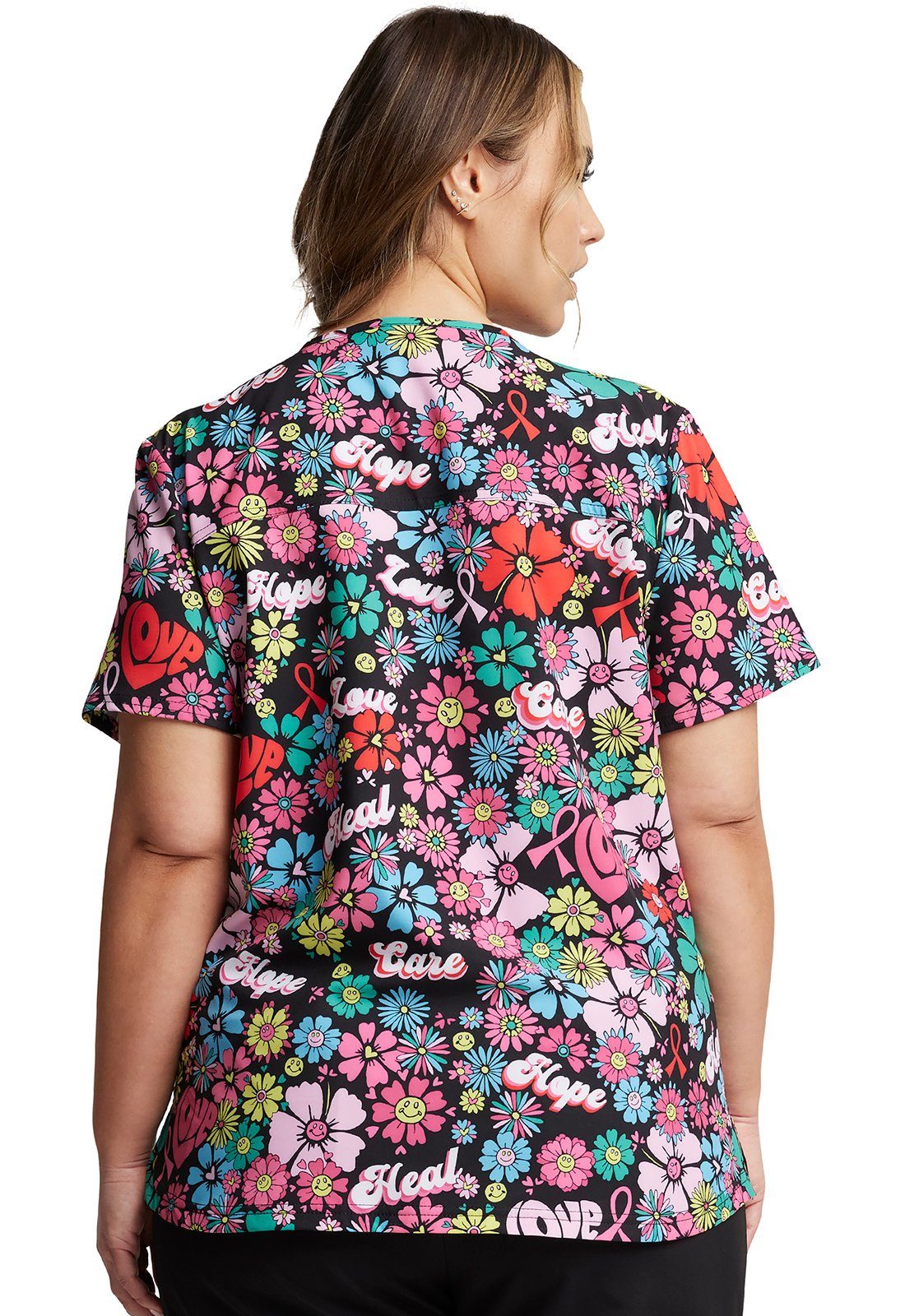 Dickies Funktionsbluse Bunt bedruckter Damen Kasack 