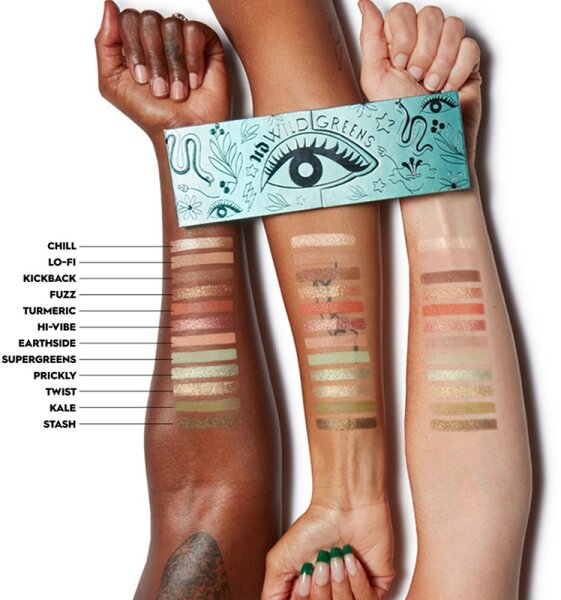 Urban Decay Wild Greens Eyeshadow Palette Lidschatten Palette