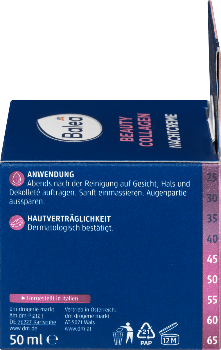 Nachtcreme Beauty Collagen, 50 ml