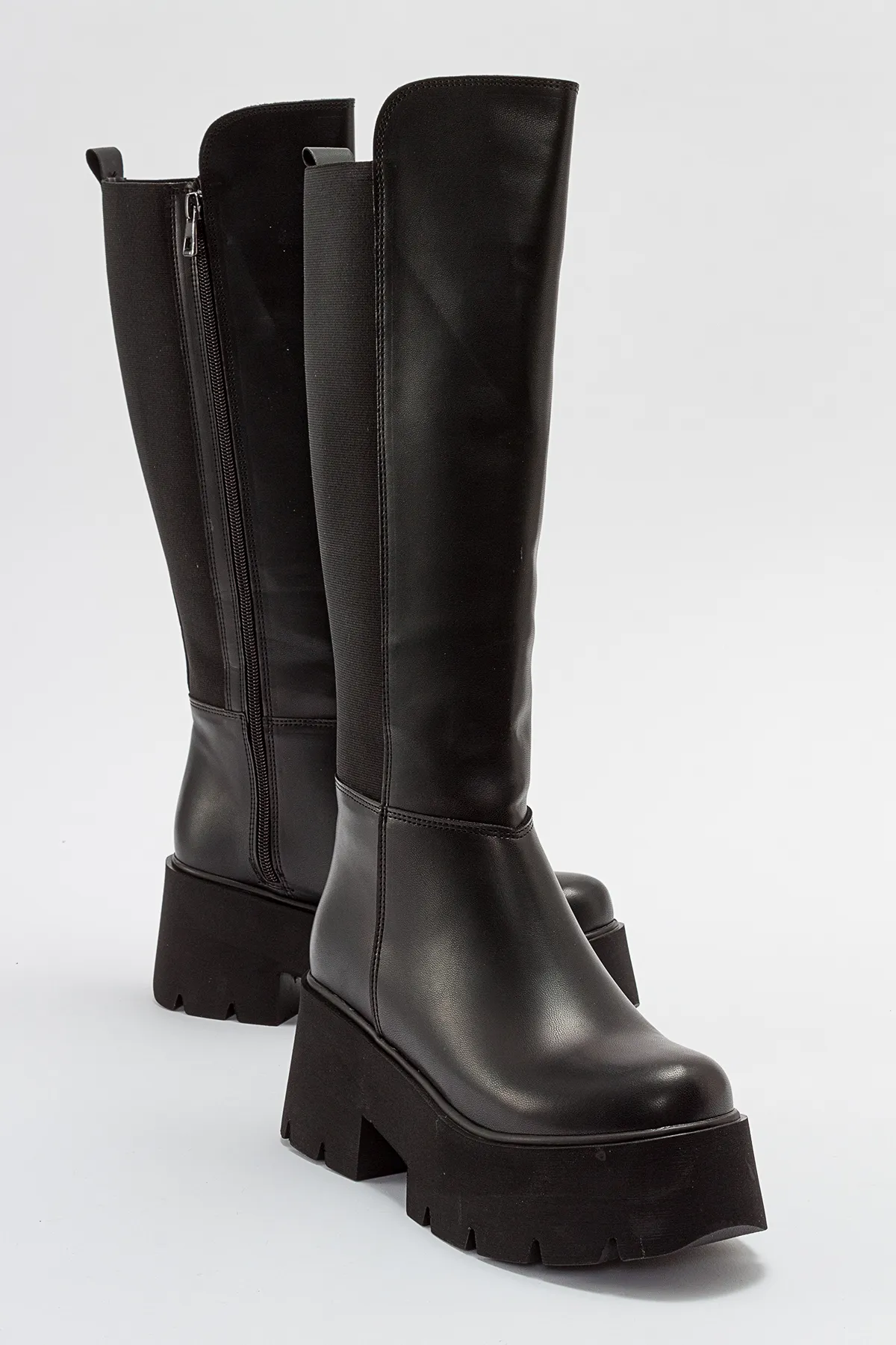 LuviShoes  Schwarze Damenstiefel