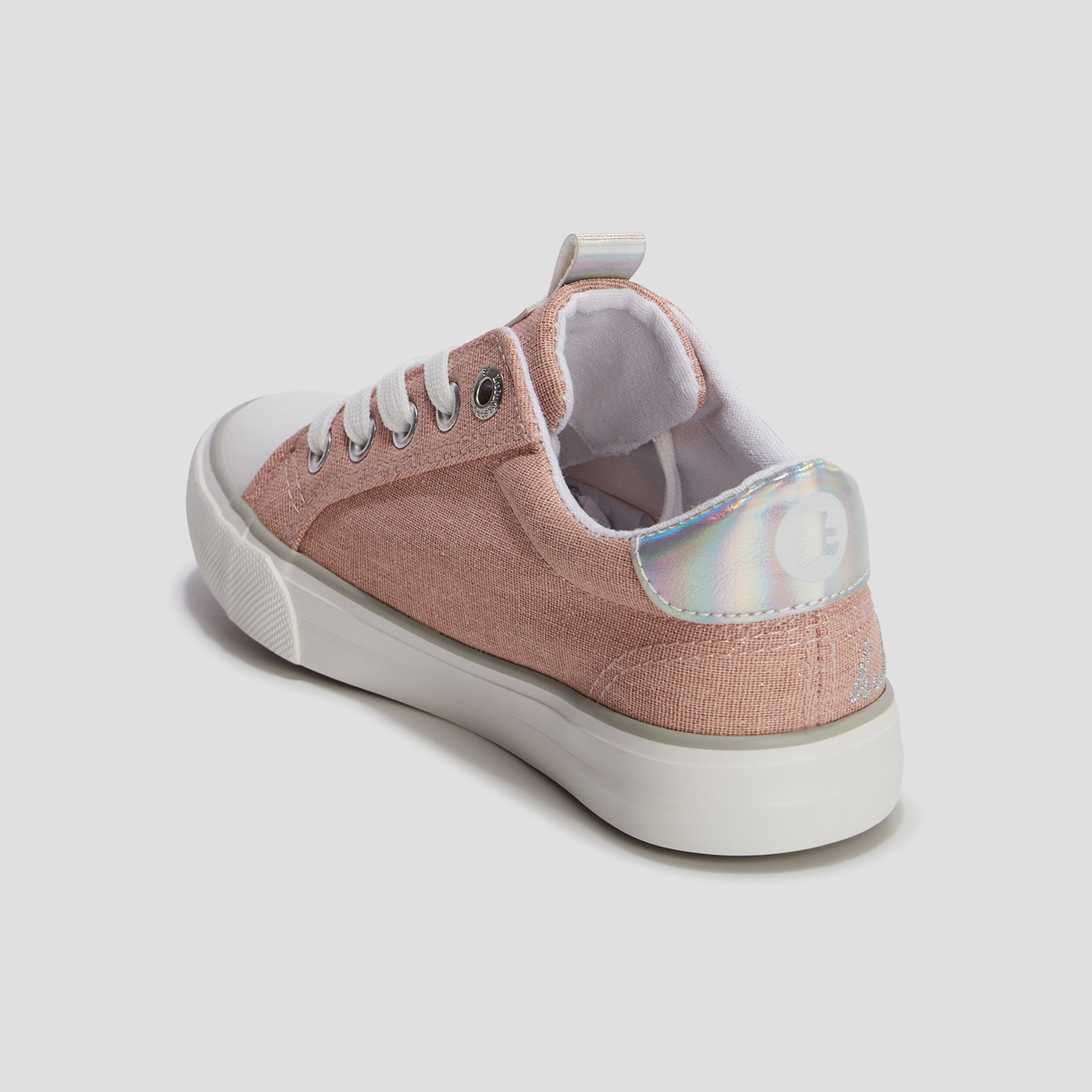 Tennis à lacets Lulu Castagnette rose fille | La Halle