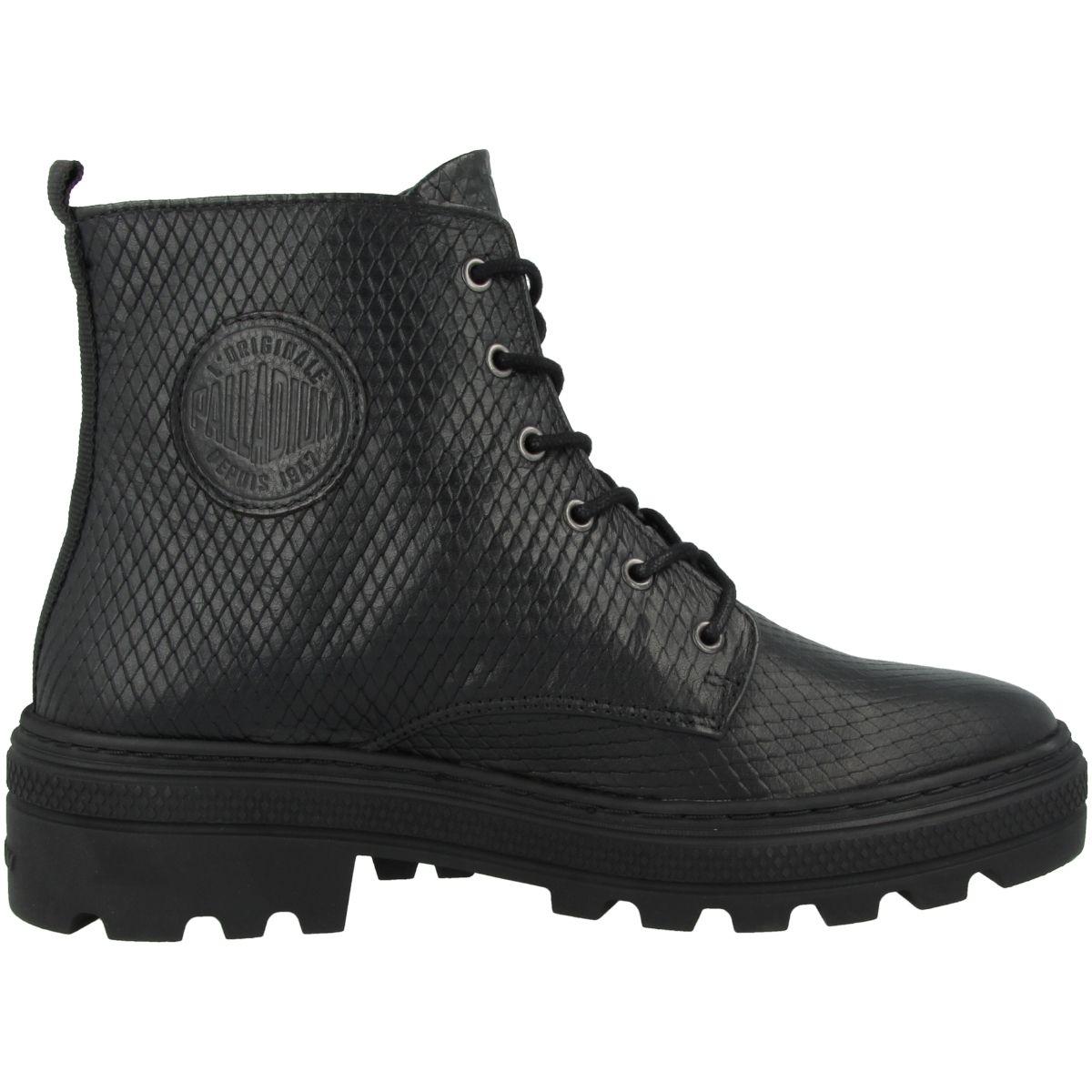 Palladium Pampa Cult Hi EMB Schnürboots schwarz