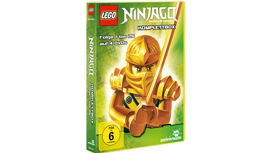 LEGO Ninjago - DVD-Box  [4 DVDs]