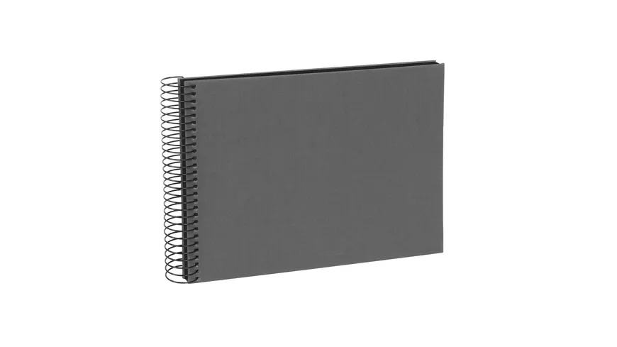 goldbuch Spiralalbum Bella Vista grau 24x17cm 40 schwarze Seiten