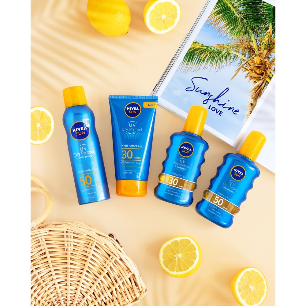 UV Dry Protect Sport Transparentes Spray LSF 50