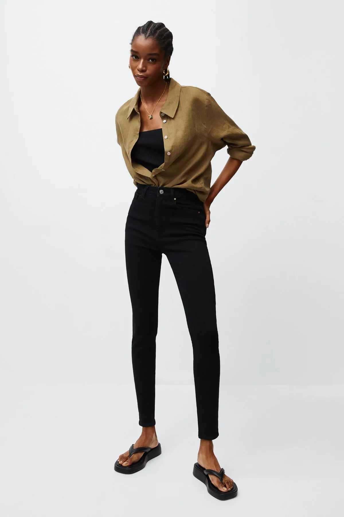 MANGO  Jeans - Schwarz - Skinny