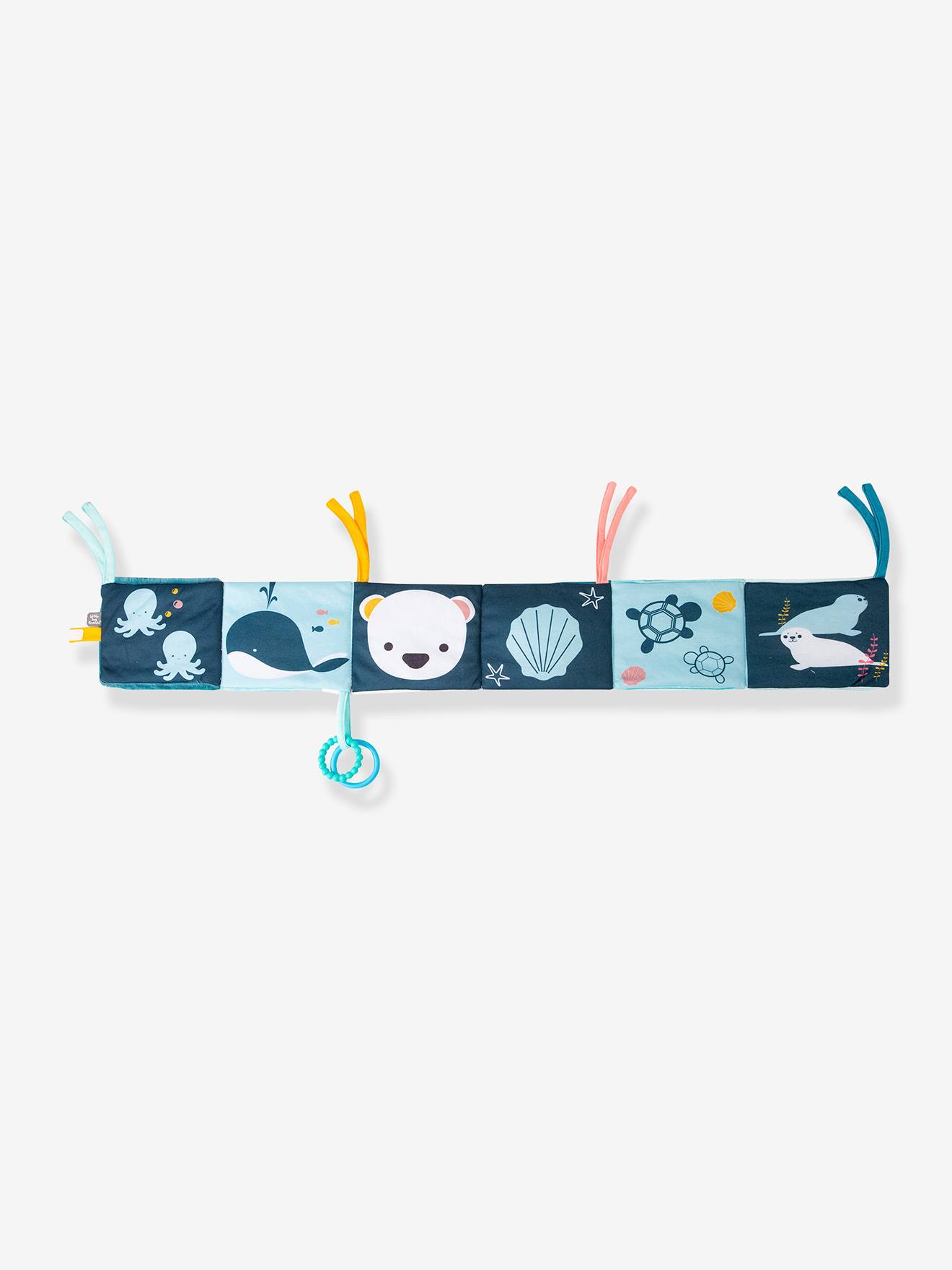 2-in-1 Activity-Buch OCEAN LITTLE BIG FRIENDS - blau