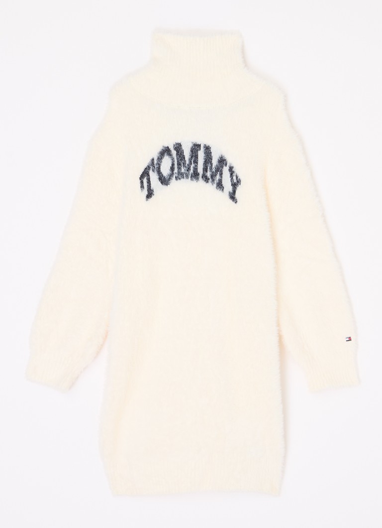Tommy Hilfiger sweater dress with knitted-in logo print