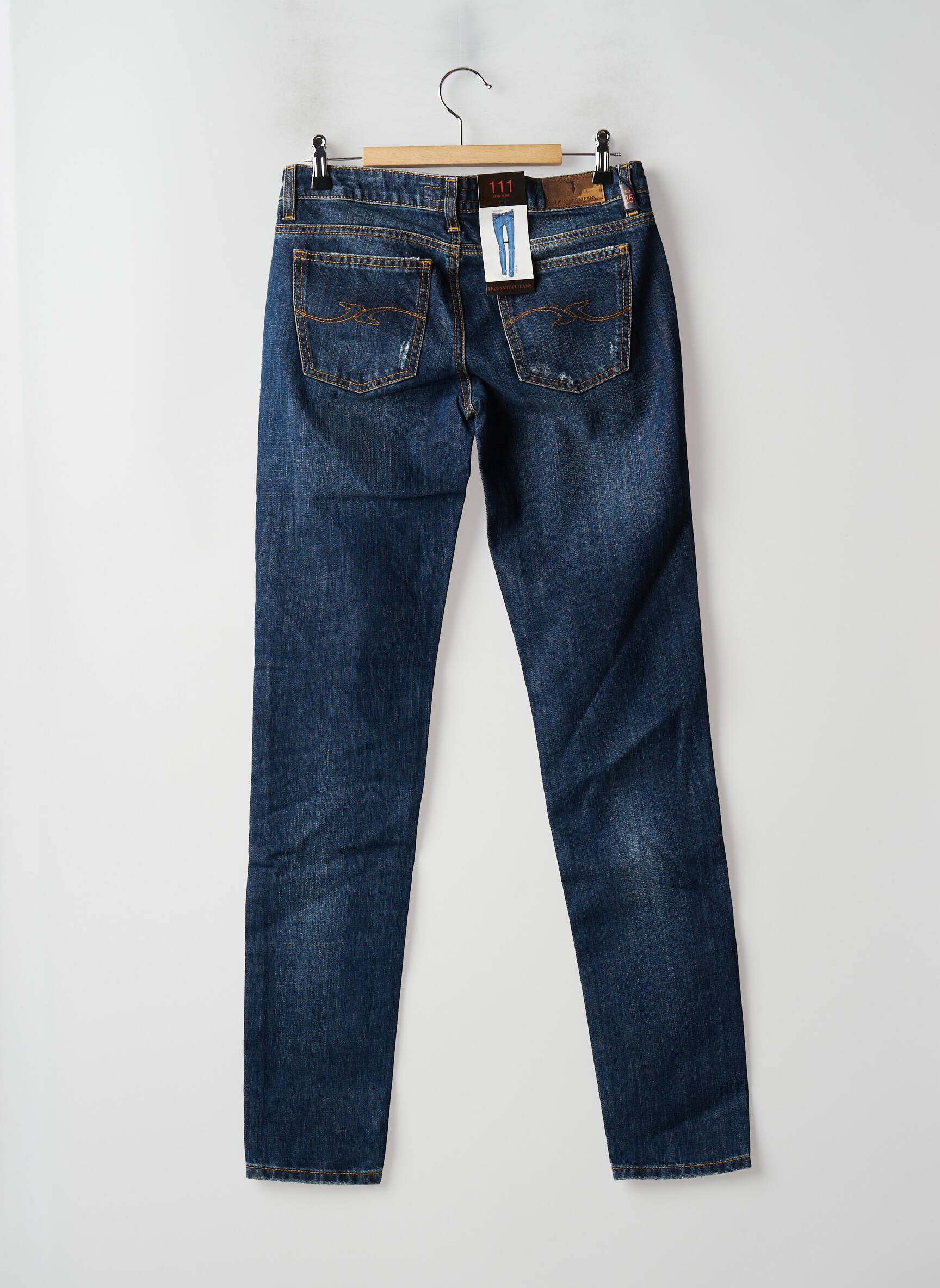 Trussardi Jeans Jeans Coupe Slim Femme couleur bleu