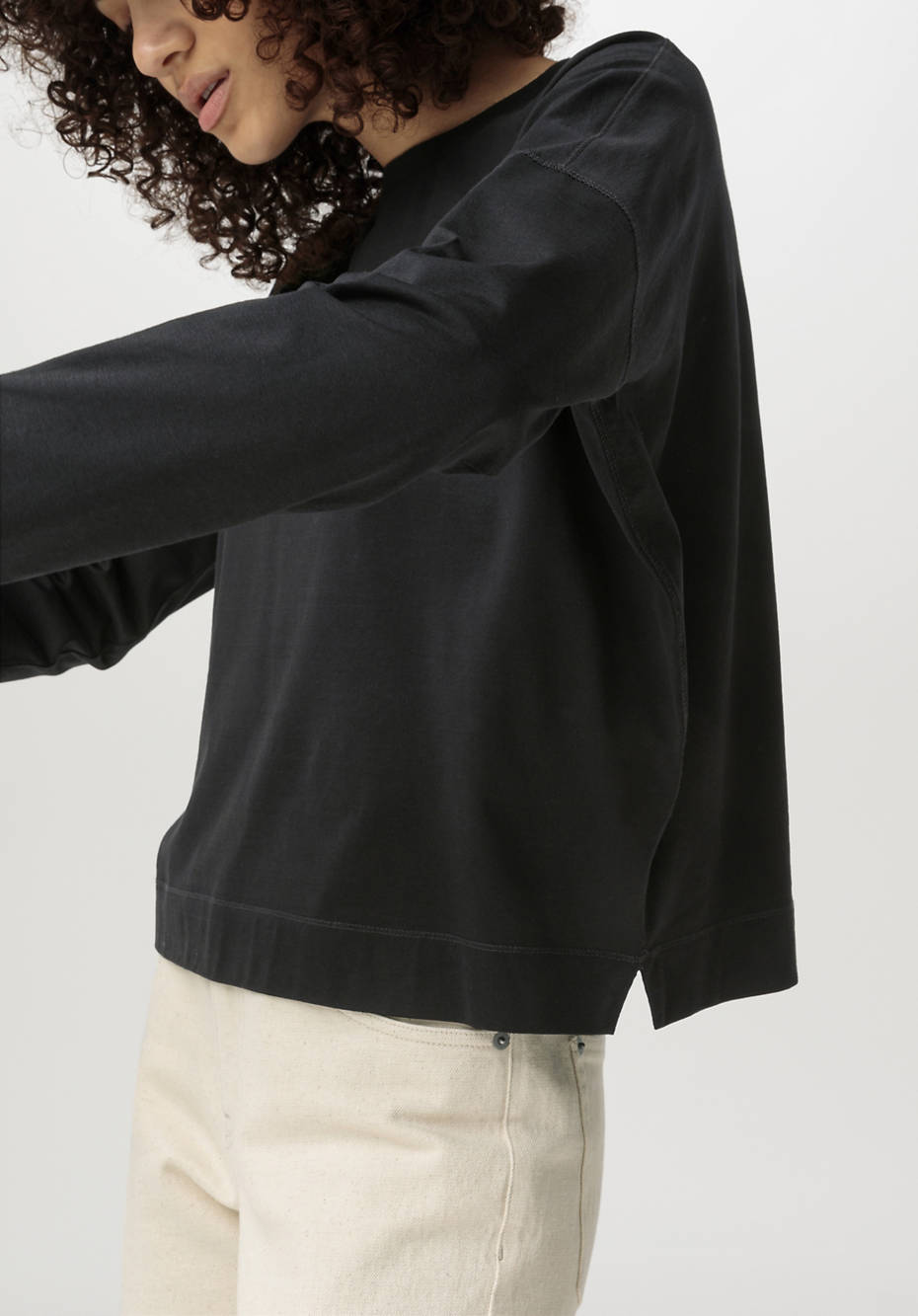 Langarm-Shirt aus reiner Bio-Baumwolle