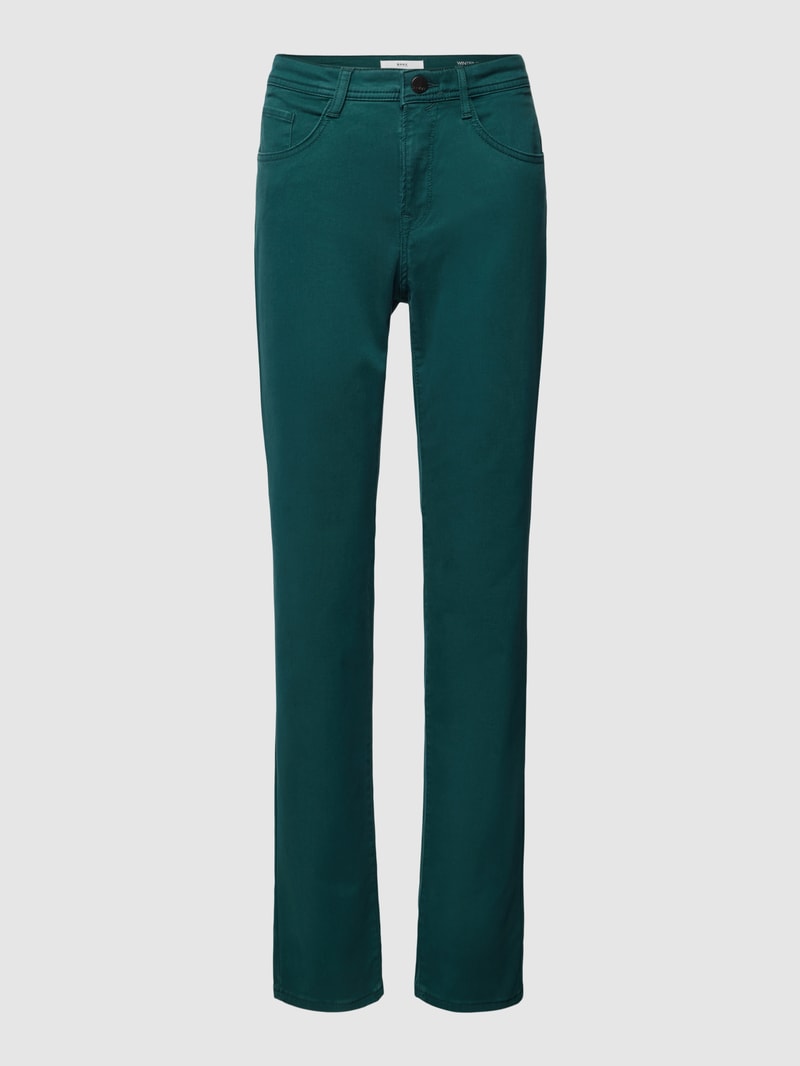 Hose im 5-Pocket-Design Modell 'Mary' in petrol