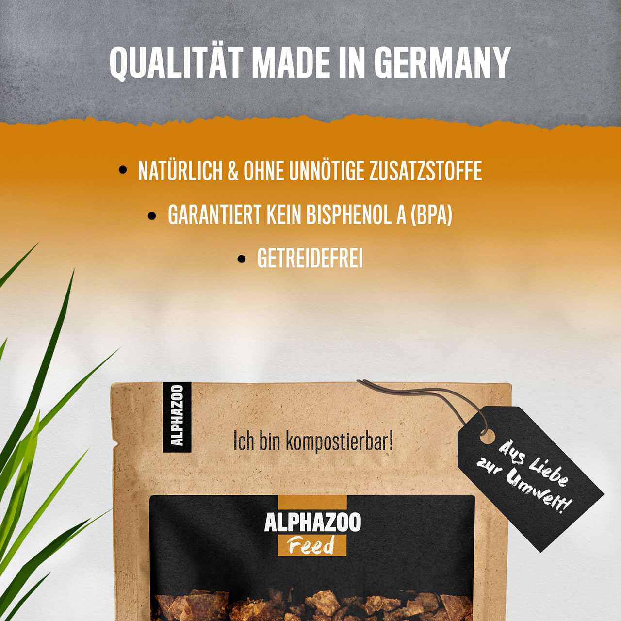 ALPHAZOO Snacks ALPHAZOO Leckerli Huhn & Lachs für Katzen