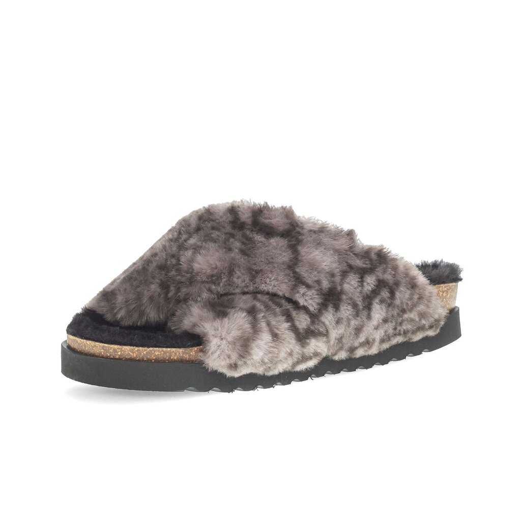 Gabor fashion Plüschhausschuh grau