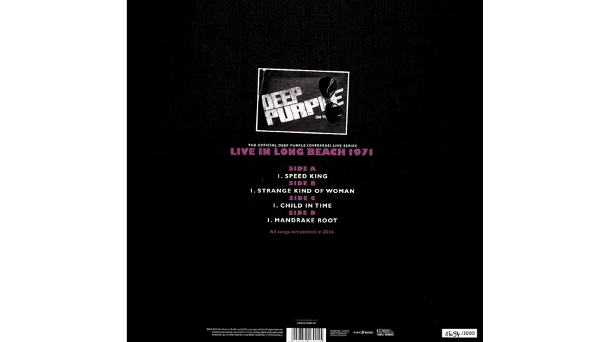 Long Beach 1971 (Ltd/2LP/180g/Gtf/Crystal Clear)