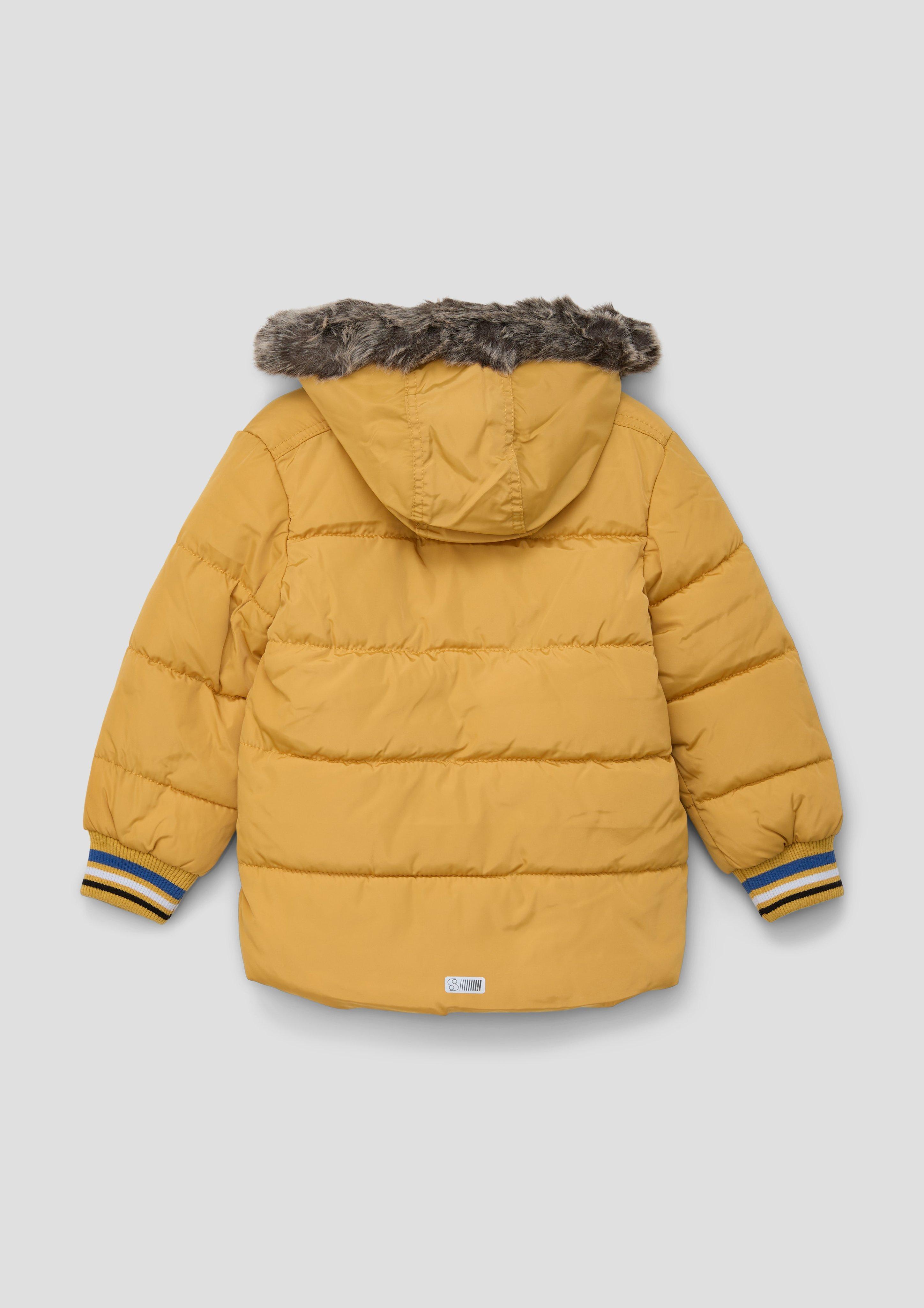 Steppjacke mit abnehmbarem Kunstfell  2132278-1730