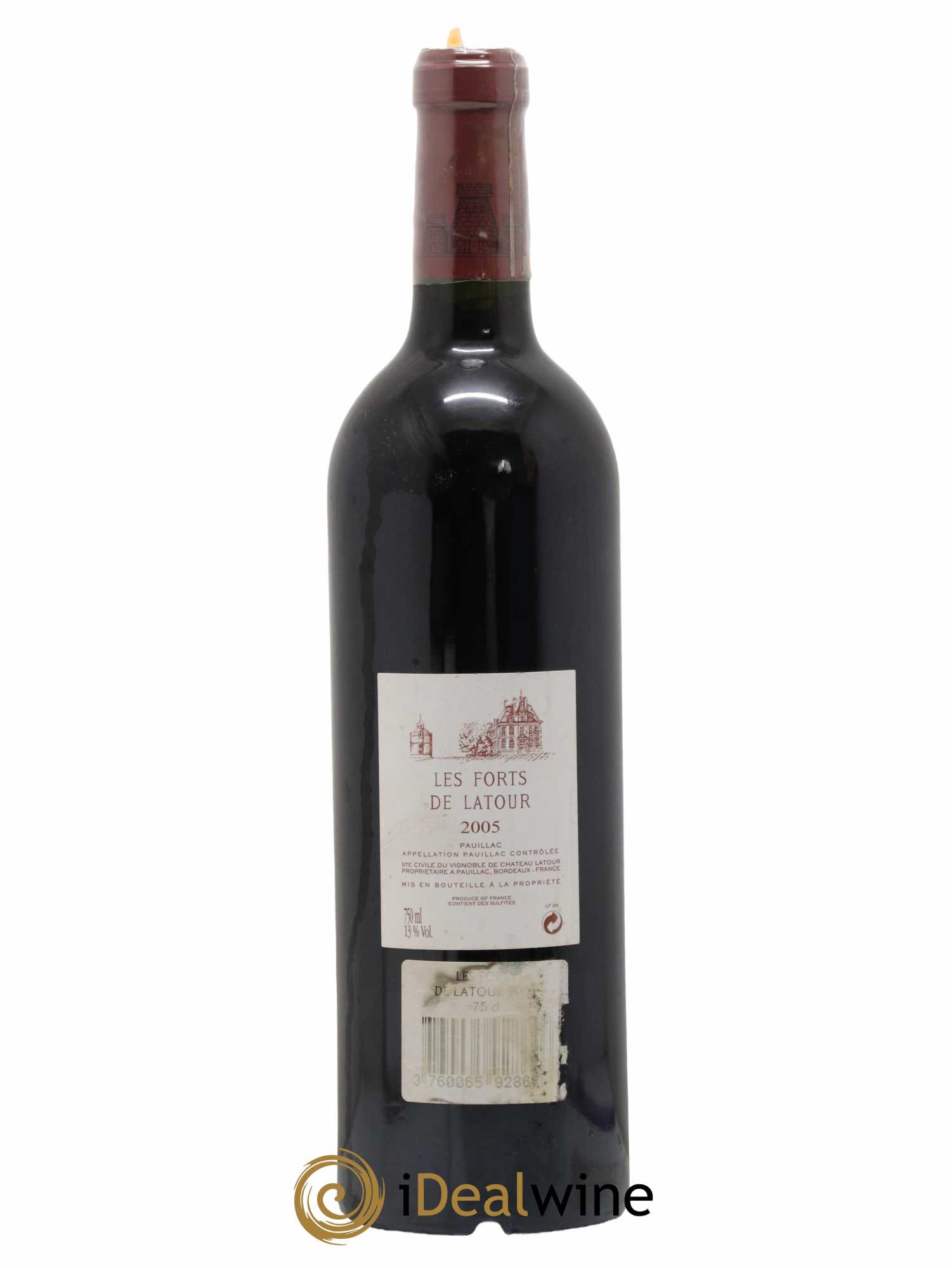 Les Forts de Latour Second Vin  2005 - Lot de 1 Bouteille