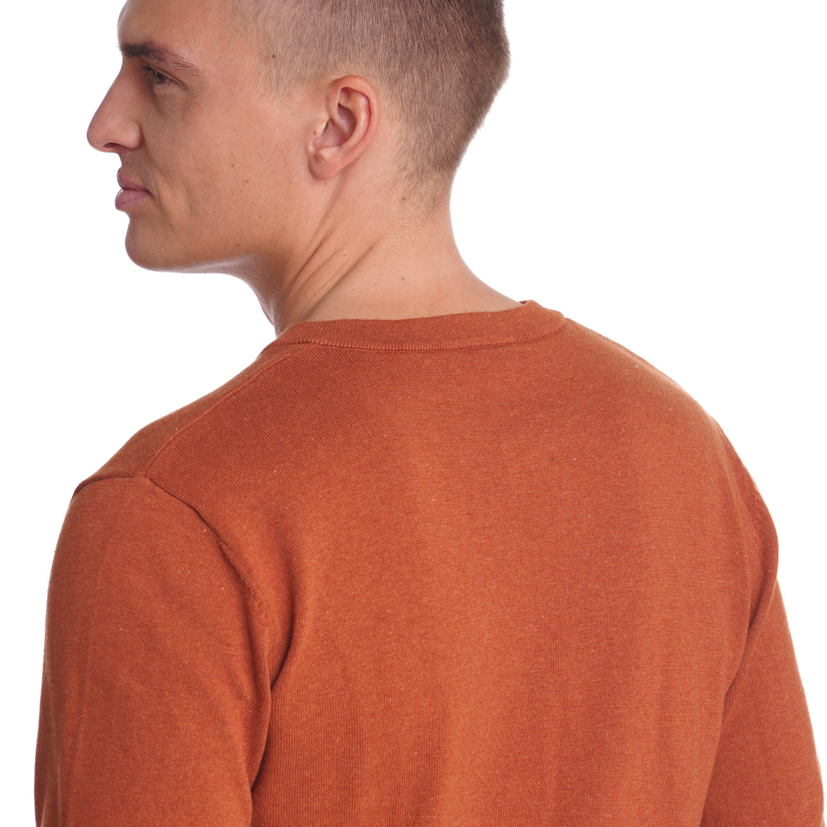 Herren Feinstrickpullover mit V-Ausschnitt