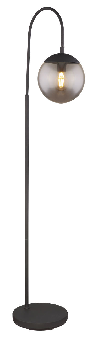 Globo Lighting - BLAMA - Stehleuchte Metall schwarz matt, 1x E27