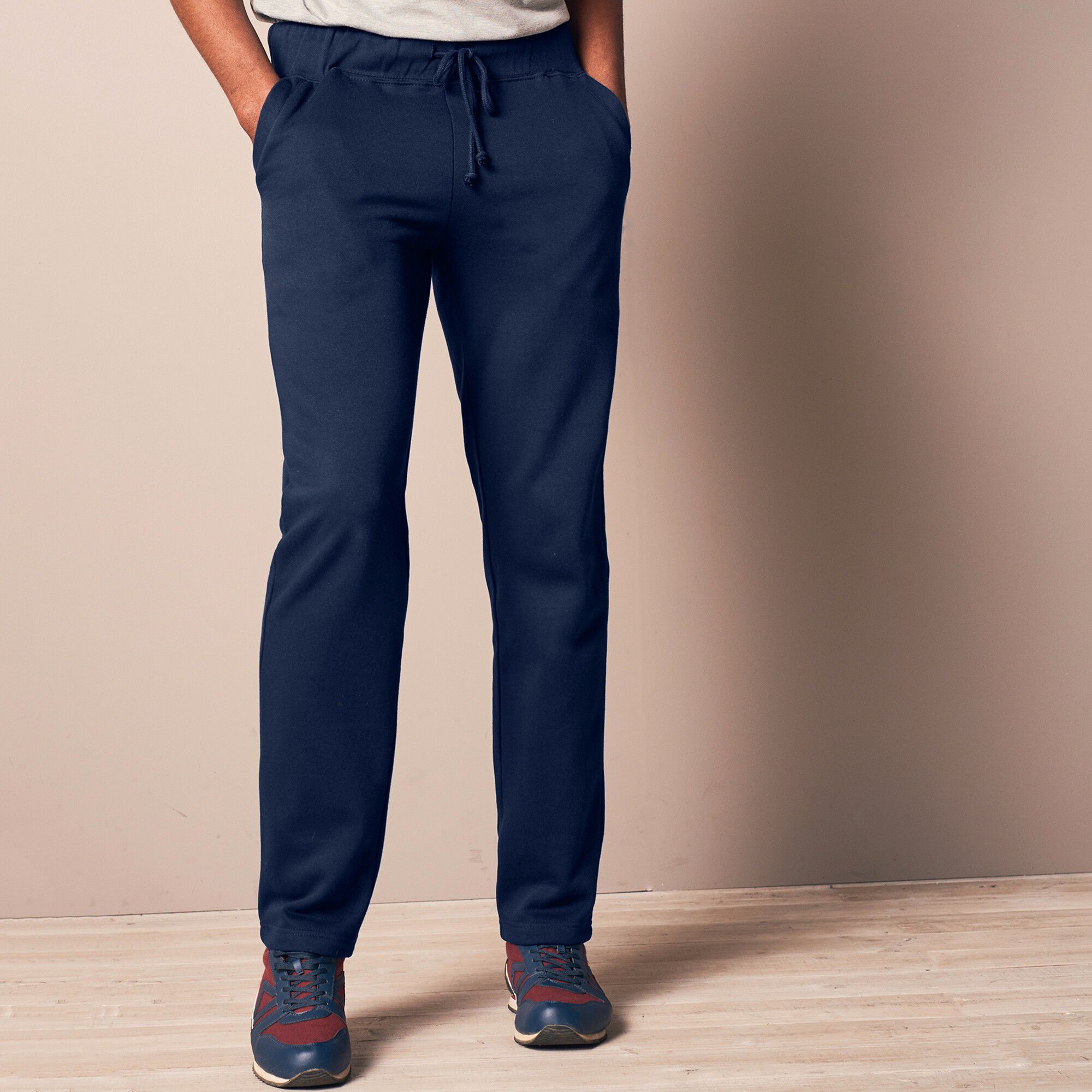 Pantalon jogging molleton bas droits