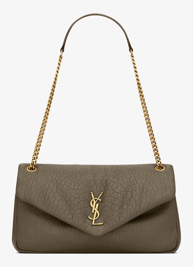 Saint Laurent Calypso Medium lambskin shoulder bag