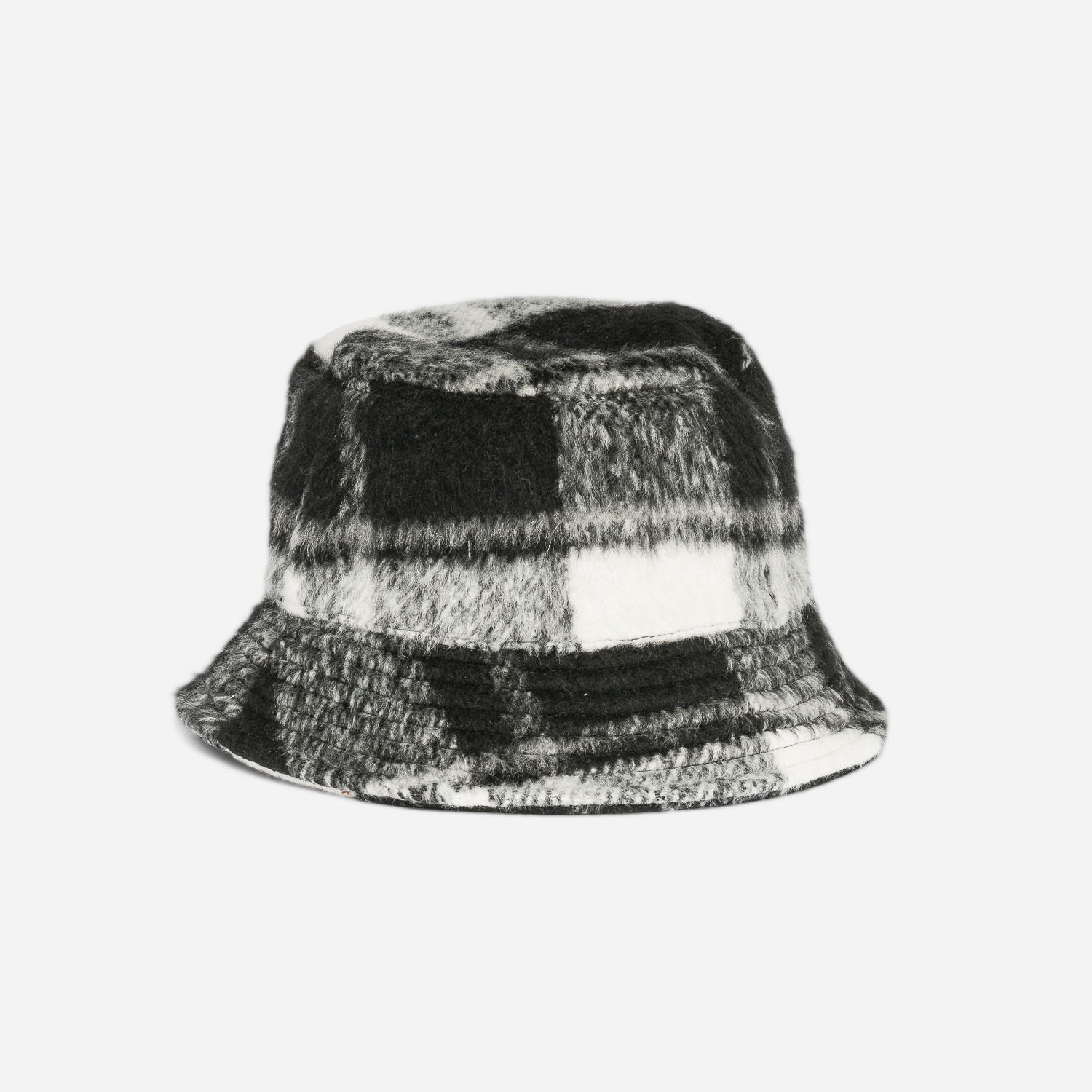 Bob TEXTO noir à motif carreaux