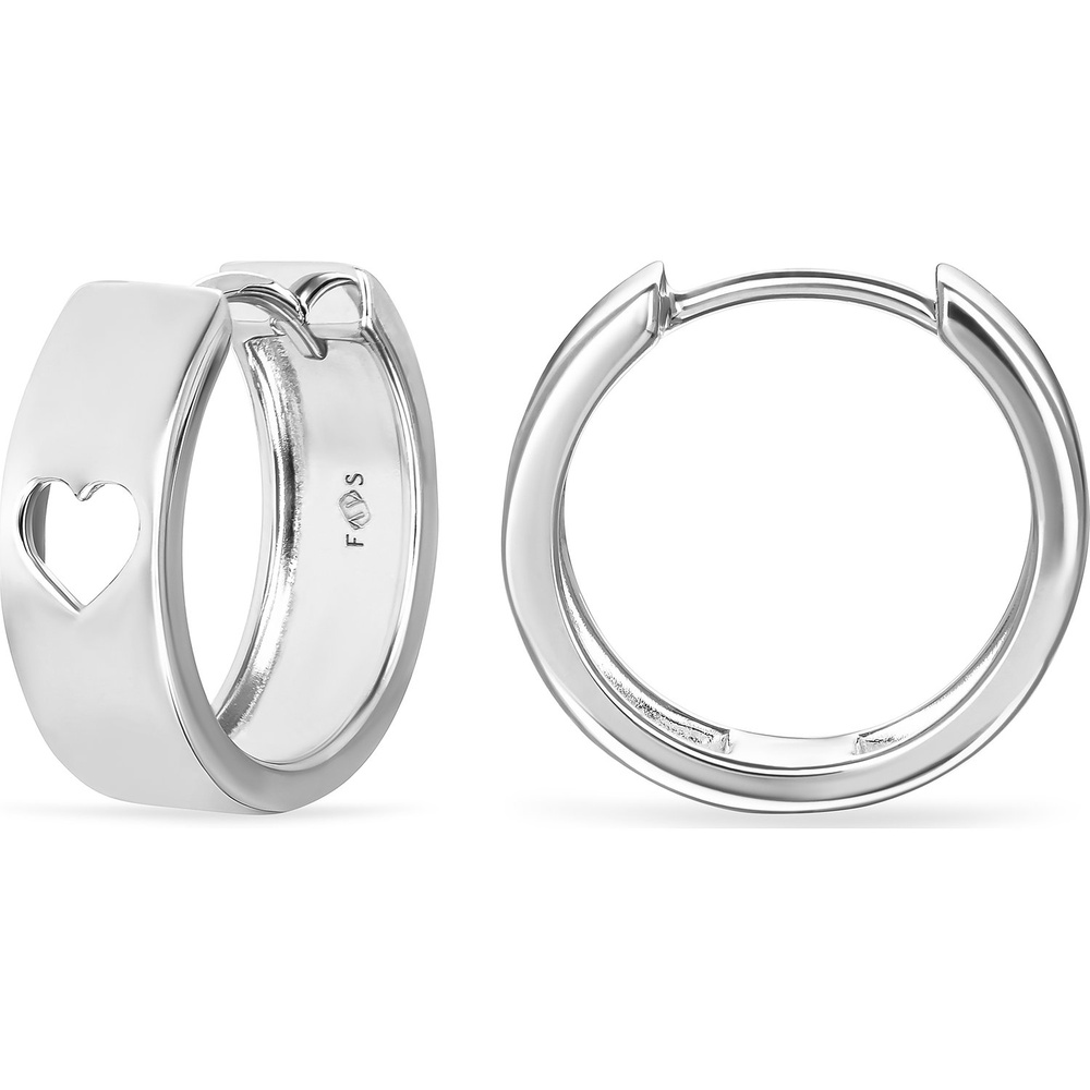 FAVS Créoles 925 Argent Boucles d'oreilles