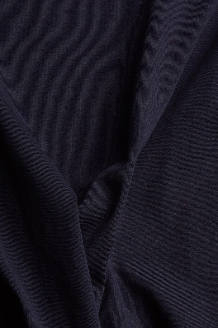 T-Shirt aus Bio-Baumwolle mit umgeschlagenem Ärmel