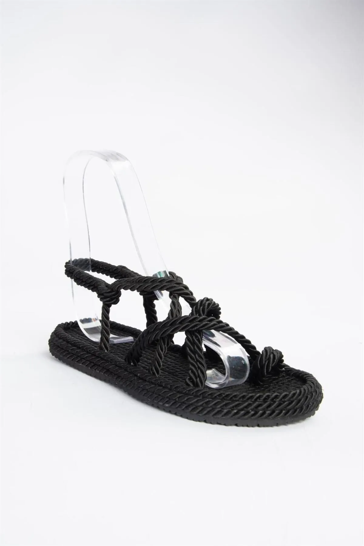 Fox Shoes  Schwarze Damensandalen F470135104