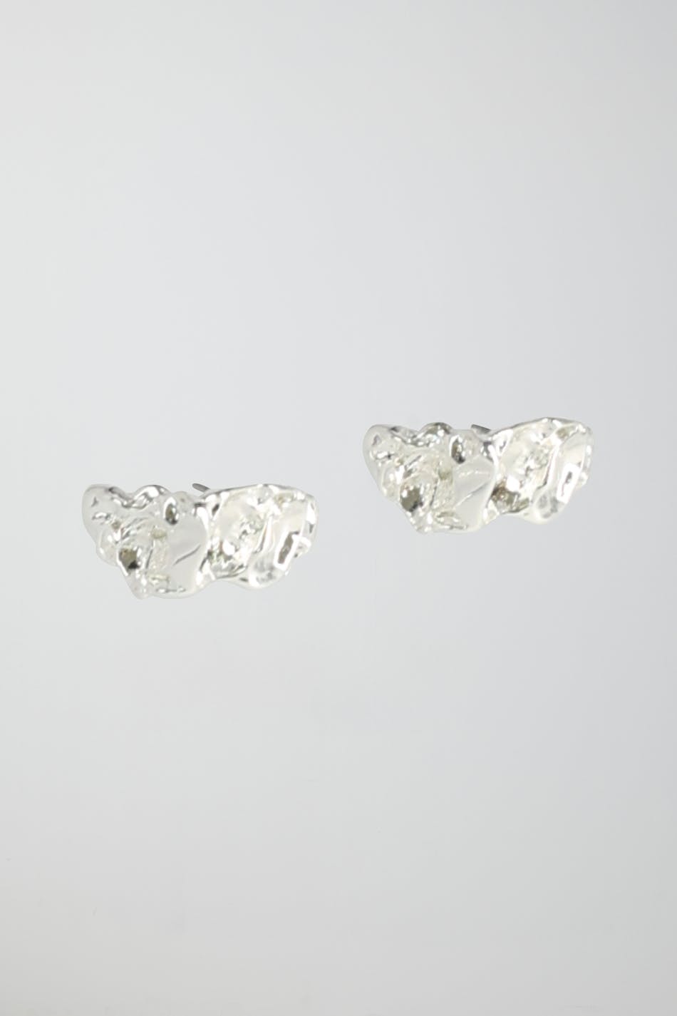 Crinkled earrings