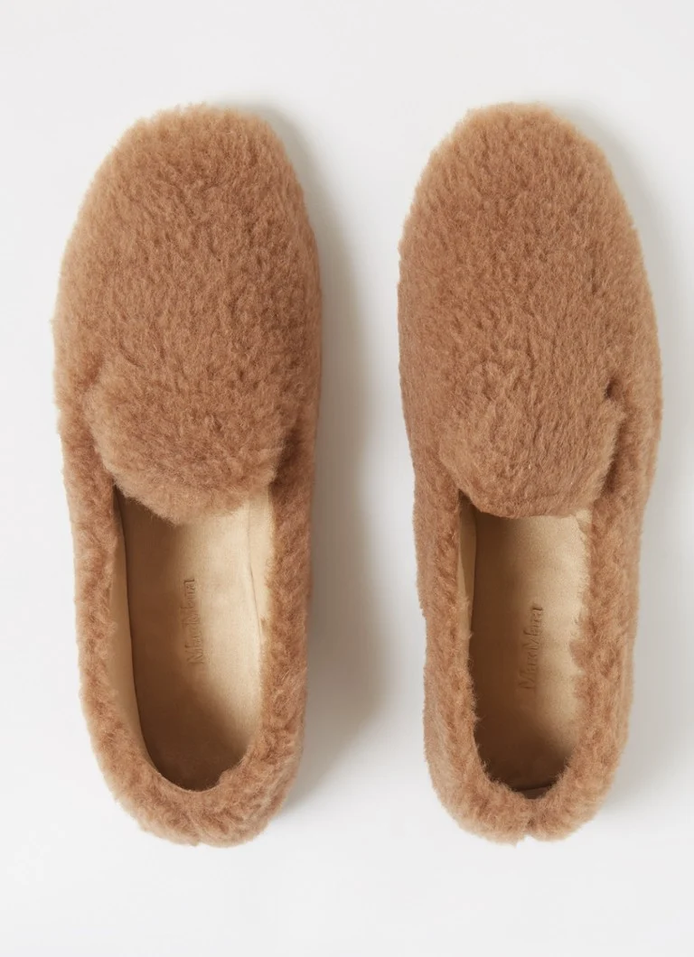 MaxMara  Feliac loafer in kamelenwolblend