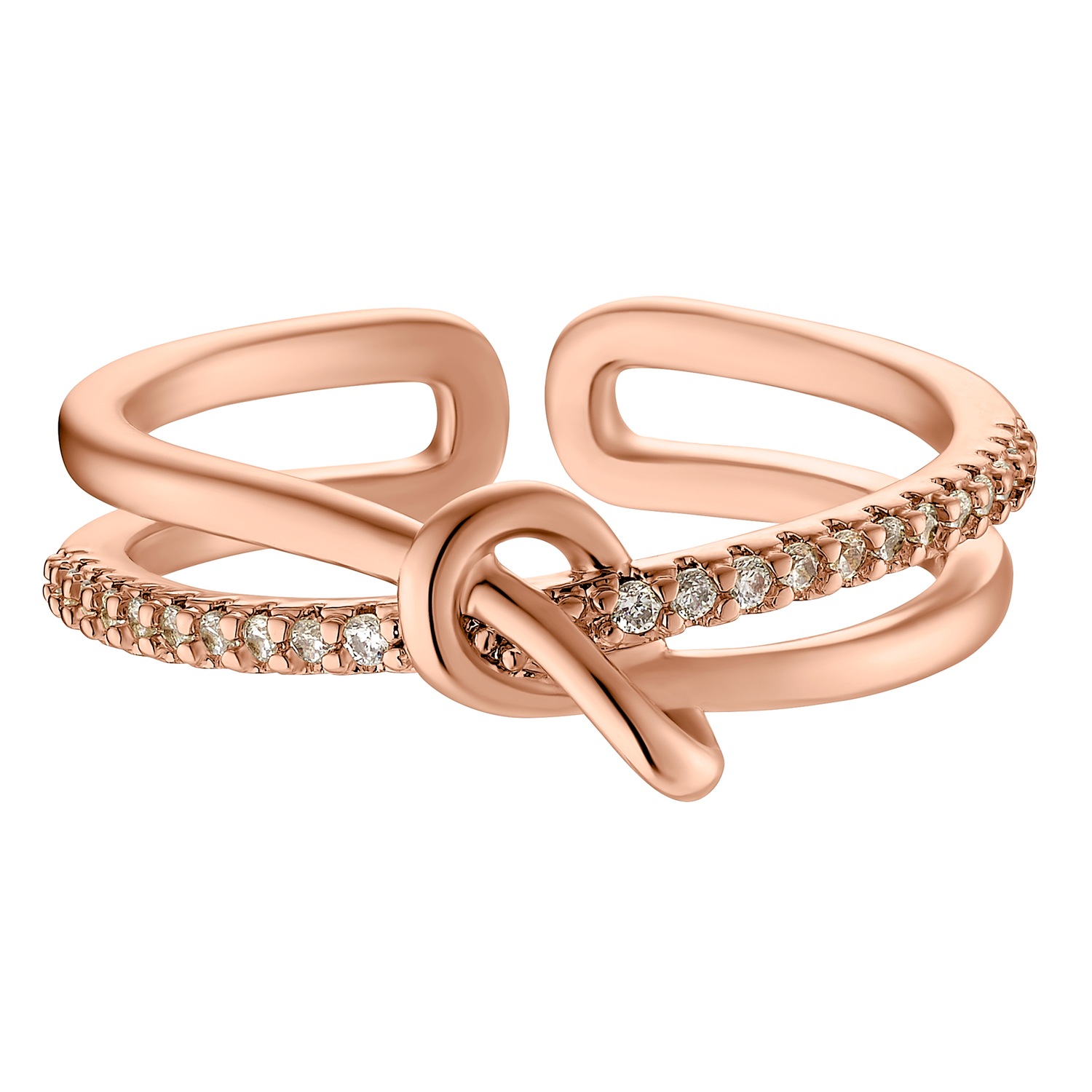 Pierścionek Heideman Zina z różowego złota