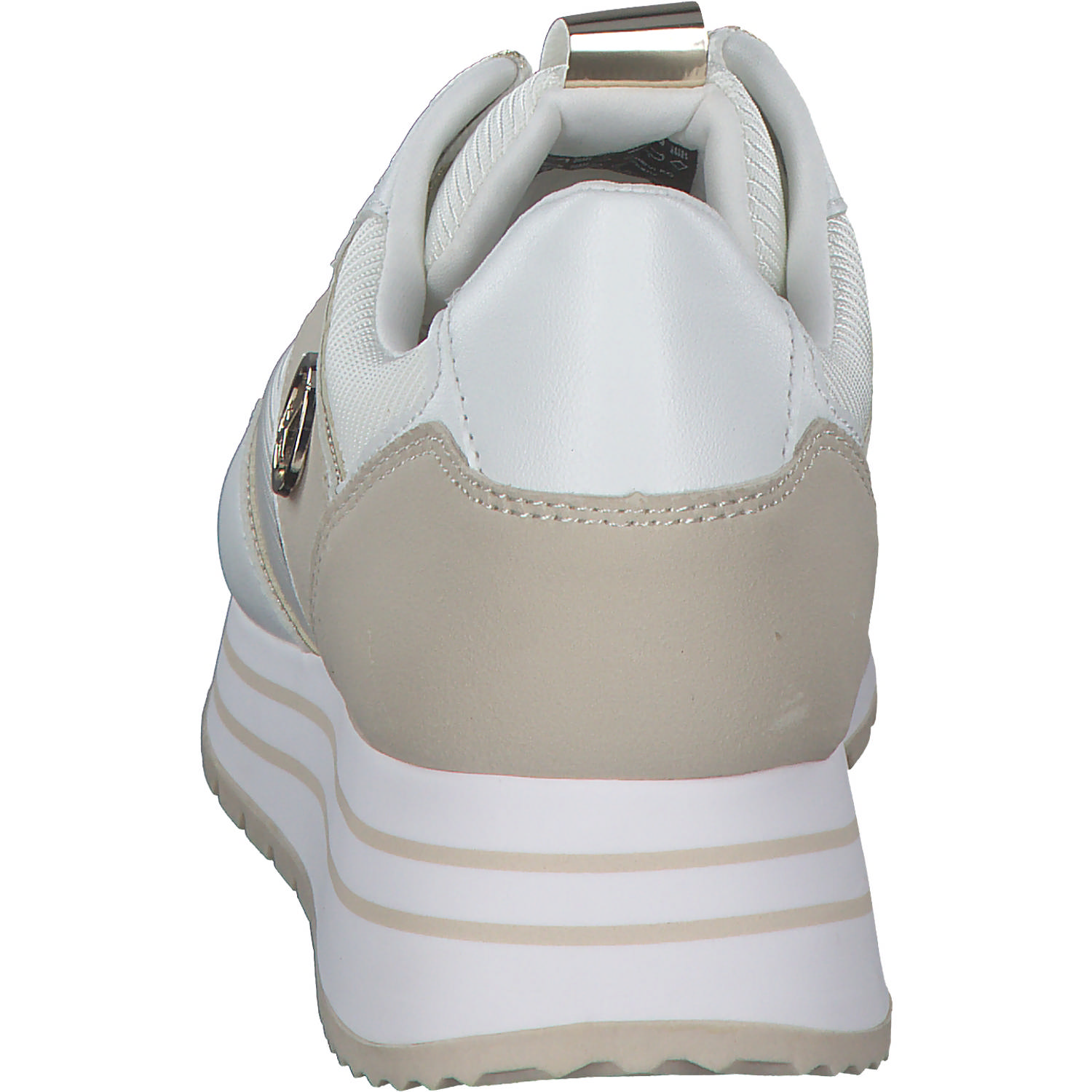 Tamaris 23706, Sneakers Low, Damen, WHT/LT. GOLD