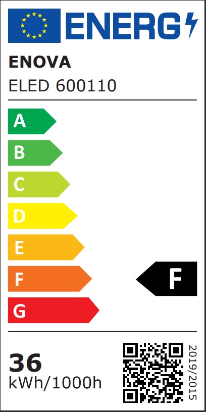 ENOVALITE 4er Pack LED Panel, 62x62 cm, UGR<19
