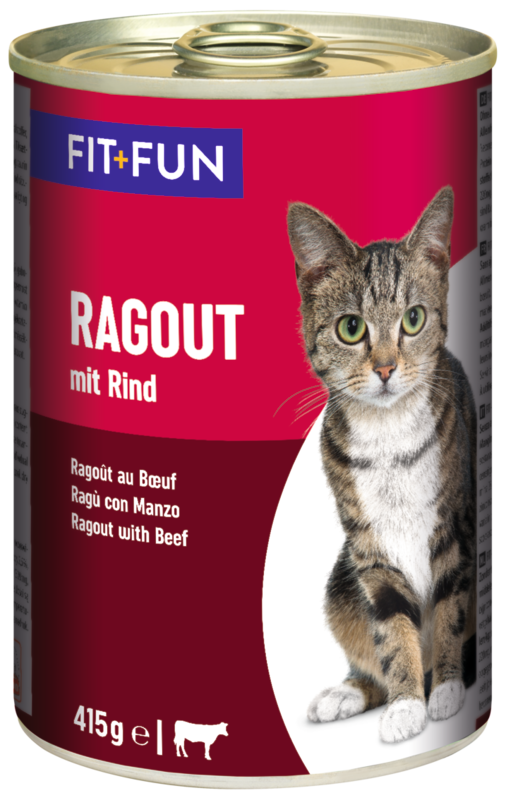 FIT+FUN Nassfutter FIT+FUN Ragout Rind 48x415 g