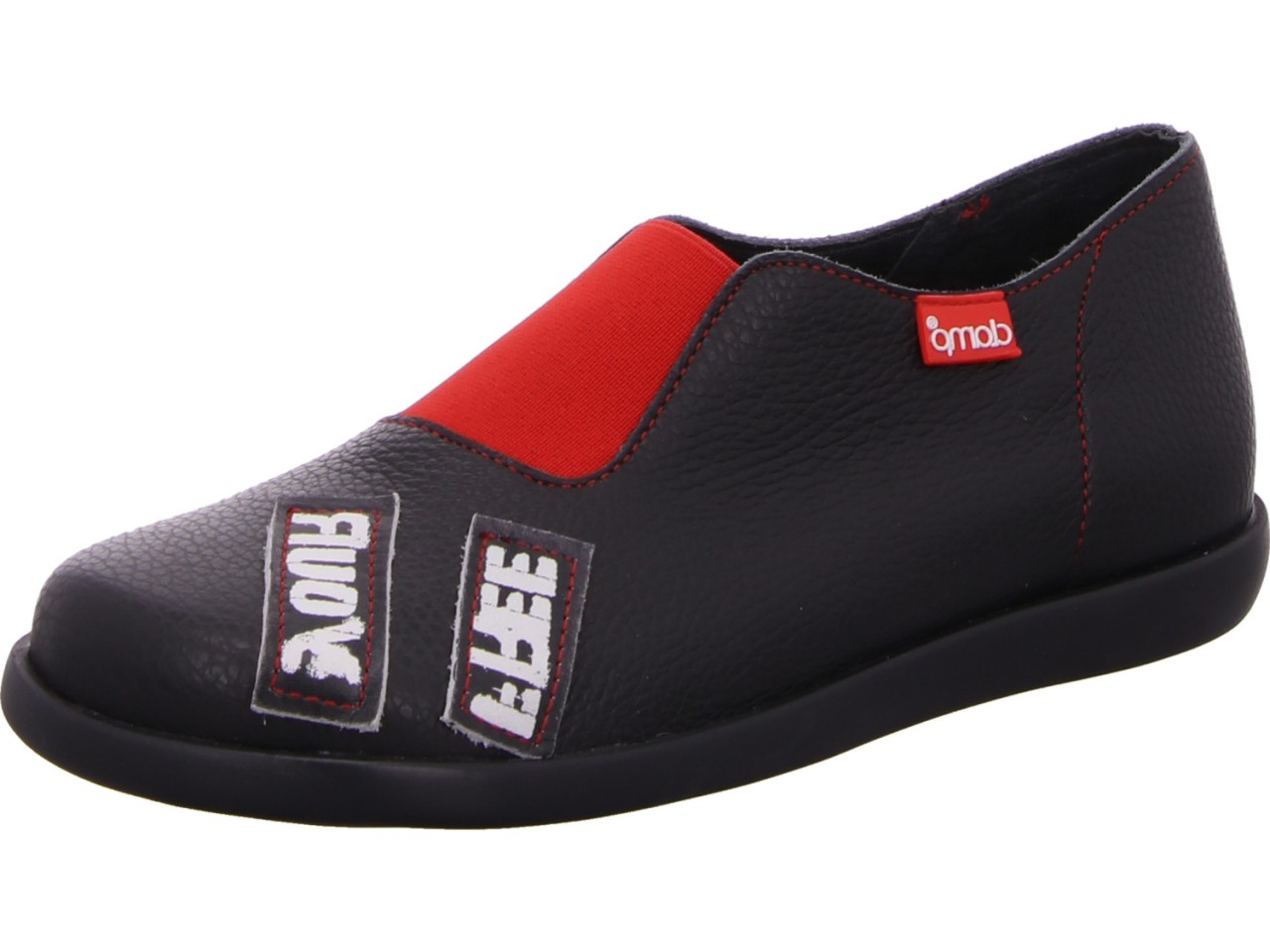 STUDIO GF & L Sportliche Slipper schwarz Bevan