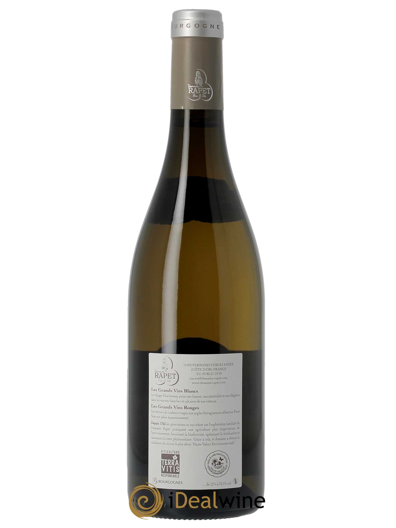 Pernand-Vergelesses 1er Cru En Caradeux Rapet Père & Fils  2020 - Lot de 1 Bouteille