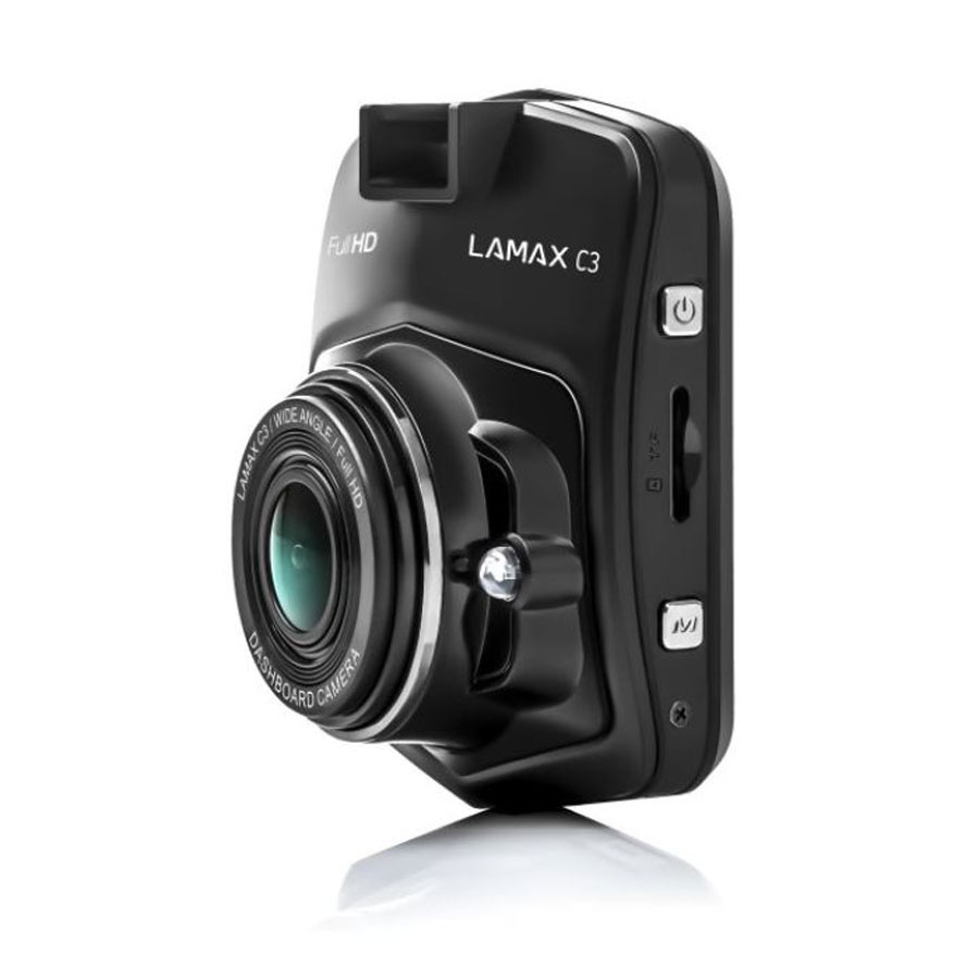 Lamax Dashboard Camera C3, Autokamera mit 140° Aufnahmewinkel, Full-HD 1080p, 24h Parkwächter, G-Sensor, Nachtmodus u.v.m. - ATU